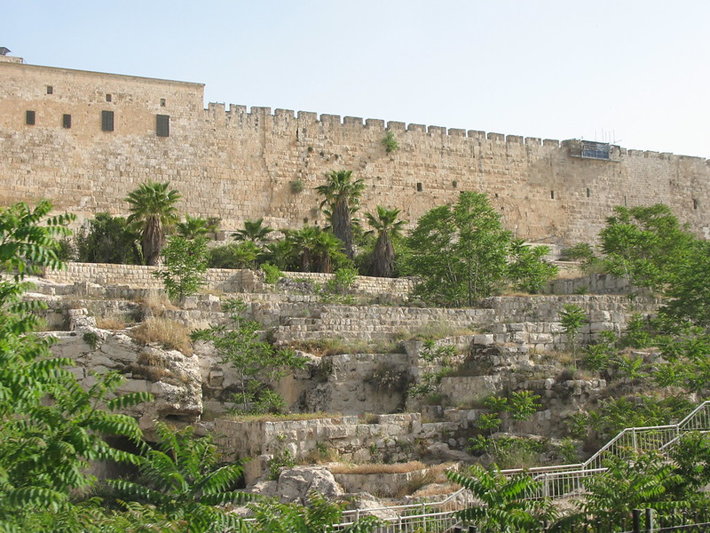 Southern wall of the Temple Mount, Jerusalem