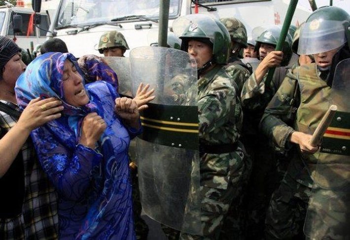Chinese repression of Uygur Muslim minority. (Creative Commons)